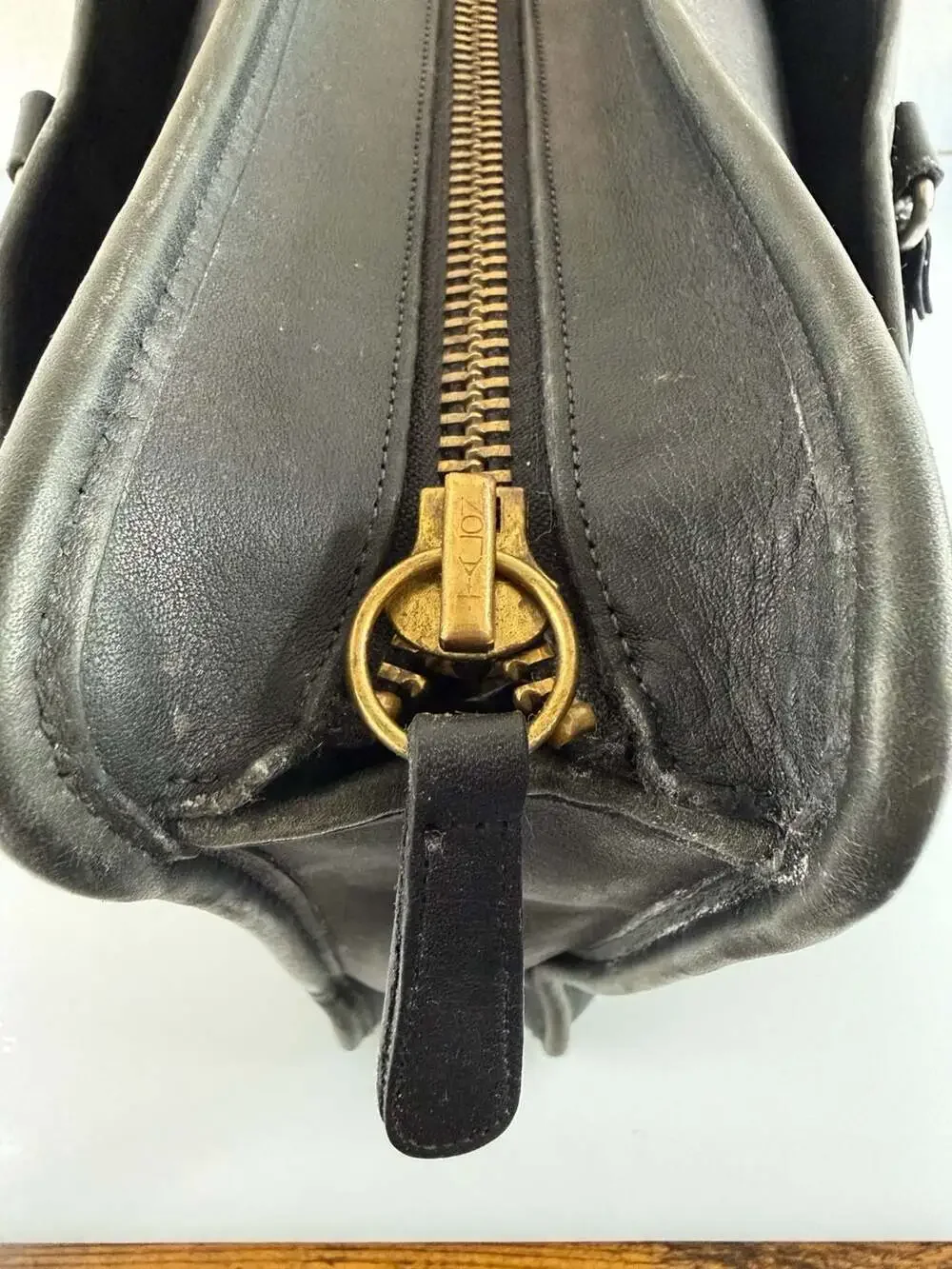 Vintage Coach Black Leather Lexington Briefcase 6002 Made in USA